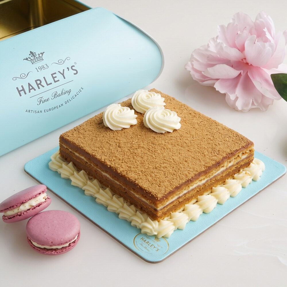 Harley's Fine Baking honey cake