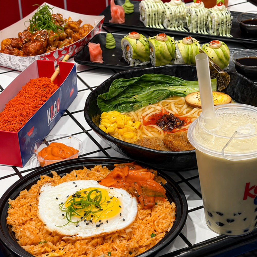 KOGO Korean-Japanese dish spread